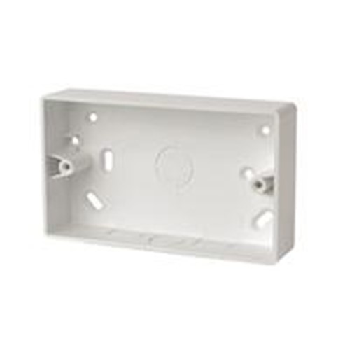 2G surface box 20mm round conduit