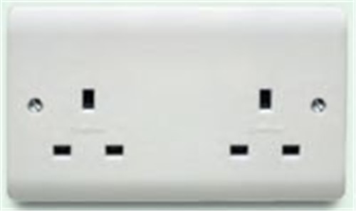 Stylish slim faceplate with curved top and bottom edges. 2-part operation safety shutter system provides additional protection from misuse.

Raised Slim Profile Screwed FaceplateRequires 25mm Back Box Upward Facing Backed-Out Captive Terminal Screws